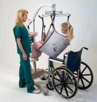 Weight Capacity EZ Way Smart Lift Applications: Transfer patients to/from bed, commode,