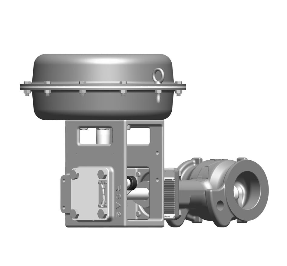 No. SS2-VFR100-0200 FloWing Eccentric Rotary Control Valve (For size 1 to 4 inches) Model VFR OVERVIEW The eccentric rotary control valve, FloWing (model VFR), consists of a straight-through valve
