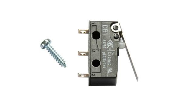 position micro switch, 1 change-over contact 5 A, 250 V Reference Design Weight Package cover sealing device-installation set for 00.