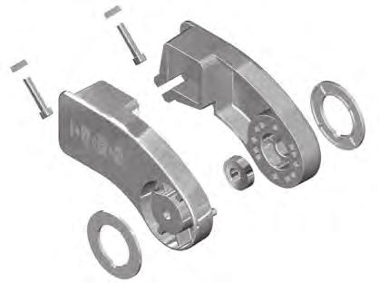 Screws SG233 Roller tube bracket kit Roller tube bracket for square