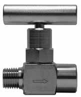 37mm) Brass mini-valves supplied with knurled knob standard. Carbon and stainless mini-valves supplied with T-handle.