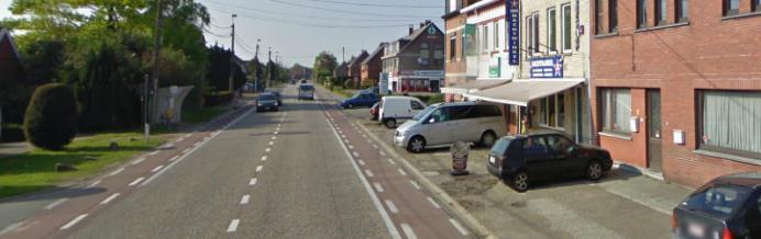 Figure 1: Examples of roads at which the speed limit was restricted from 90 km/h to 70km/h (Source: Google Street View) At the time of the study, crash data for Belgium was available up until 2009