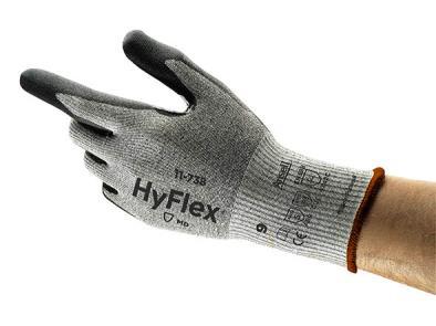 Ansell Hyflex 11-738 Hall 3A, stand 84 INTERCEPT Cut Resistance Technology for extreme cut protection.