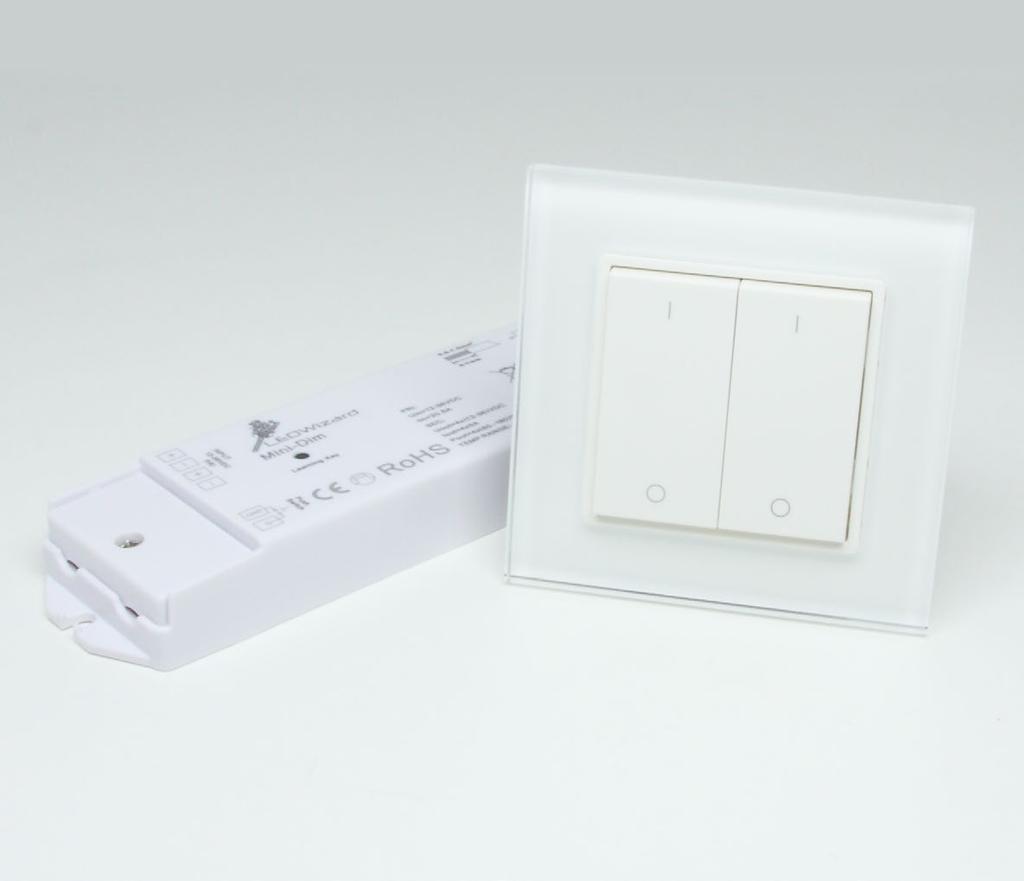 The simple modern design and elegant Ivory White surface compliments a variety of LED projects.