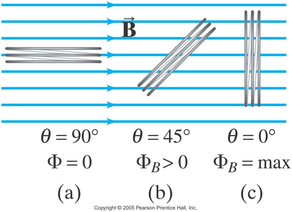 The magnetic flux is analogous to the electric flux it is proportional to the total number of