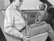 Pull up on the latch plate to make sure it is secure. If the belt isn t long enough, see Safety Belt Extender at the end of this section.