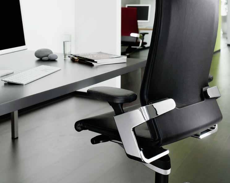 (1/4) ON. A new dimension in flexibility. A natural stimulus for body and mind. A case of excellent design at its best. Office chair ON redefines office seating.