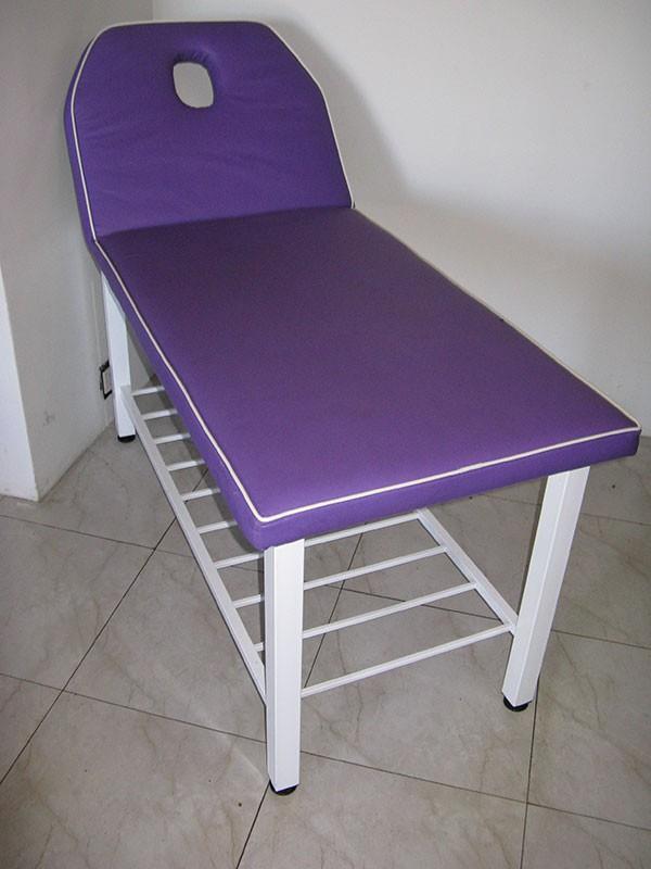 Fixed steel framed massage table, bed/plinth Dimensions are 70cm wide x 180cm in length x74cm
