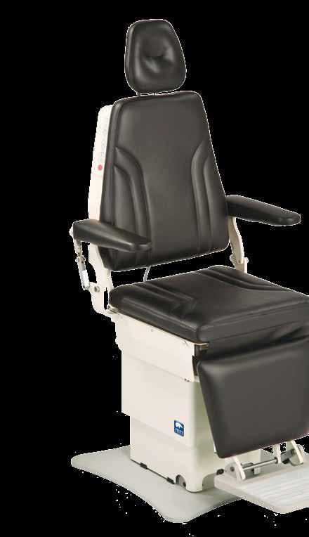 423 MTI Model Dual-Power Exam Chair Power lift and coordinated back and footrest functions Also available in the LRX version with extended legrest. See image on page 12.