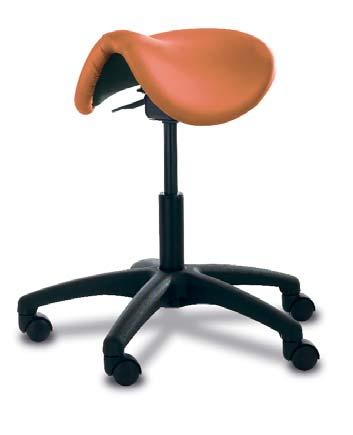 Seating Solutions Saddle Stools Vinyl or fabric upholstery Vinyl - Fire retardant & antimicrobial Fabric - Fire retardant Black