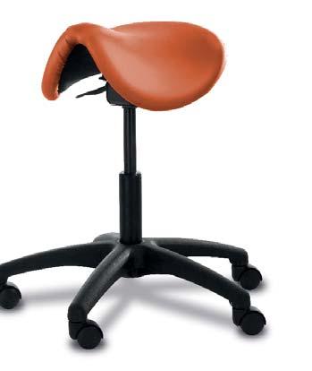 Seating Solutions Saddle Stools Vinyl or fabric upholstery Vinyl - Fire retardant &