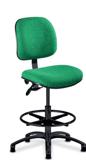Seating Solutions Tech Chairs Vinyl or fabric upholstery Vinyl - Fire retardant & antimicrobial Fabric - Fire retardant Black polypropylene fi ve star base Models Medium/High -