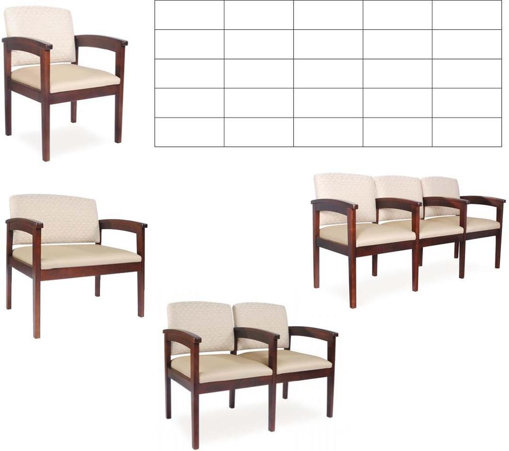 Carr LOUNGE/SIDE SEATING Side Chair Love Seat 2-Seat 3-Seat Outside 35H 32W 25D 35H 33W 25D 35H 44W 25D 35H 66W 25D Inside 17H 20W 25D