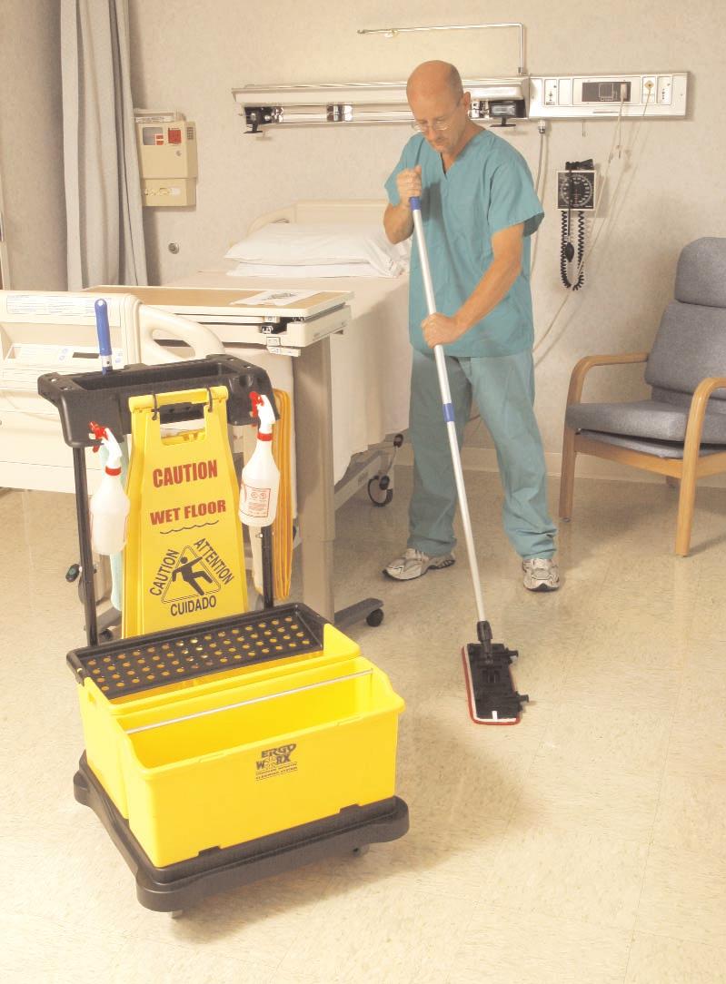 The ErgoWorx Touchless Microtek Cleaning System is ideal for these environments: TOUCHLESS TOUCHLESS MICROTEK CLEANING SYSTEM YOUR TOTAL MICROFIBER CLEANING SYSTEM "For use anywhere that