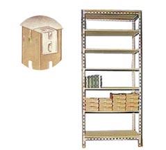 91 * Steel support front and back on all levels SK MEDIUM LOAD SHELVING SK MEDIUM LOAD SHELVING: EXAMPLE UNITS K Clip inside view Code Length of Depth Height Shelf Levels Price SK 3-12-6 3 12 72 8