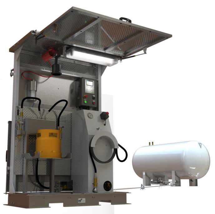 LPG FILLING STATION TYPE «SB» (Single, double filling scales, Autogas filling pod) OBJECTIVES EQUIP FLUIDES has designed a