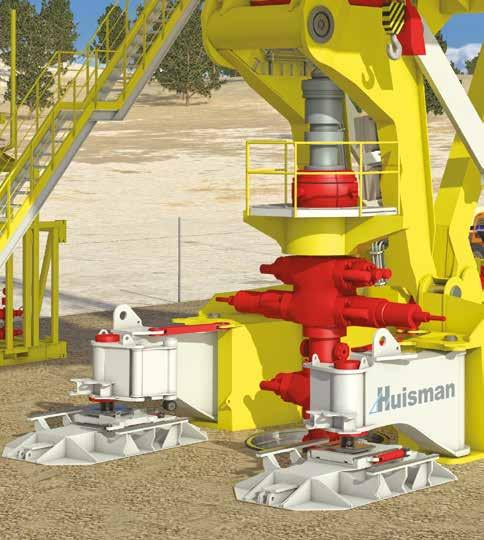 NNORIG AND DRILLING UNIT SPLITABLE BLOCKS The design has a lot of redundancy features which maximizes The reeving arrangement of most rigs are designed for the it s reliability.