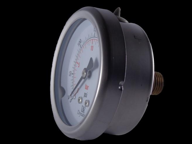 3 INDUSTRIAL STAINLESS/BRASS GAUGES MODEL: SB Applications SB Series Pressure Gauge is an economical choice where ambient corrosion and vibration are of concern.