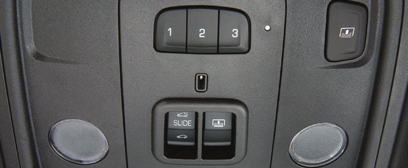Press the switch again to express-open the sunroof. Press the front of the Sunroof switch to express-close the sunroof. See Keys, Doors and Windows in your Owner's Manual.