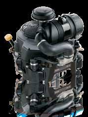 25-30 hp Command PRO Cooling: Air Cylinders: V-Twin Shaft: Vertical Warranty: 2-Yr Commercial Engine Type: Four-cycle, gasoline, OHV, cast iron cylinder liners, aluminum block Additional Features:
