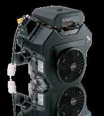 -23 hp Command PRO Cooling: Air Cylinders: V-Twin Shaft: Horizontal Warranty: 2-Yr Commercial Engine Type: Four-cycle, gasoline, OHV, cast iron cylinder liners, aluminum block Additional Features: