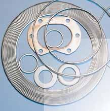 METAL - JACKETED GASKETS PROPERTIES AND APPLICATION Metal - jacketed gaskets are particularly suitable for sealing flat surfaces of heat exchangers, gas pipes, cast iron flanges, autoclaves and