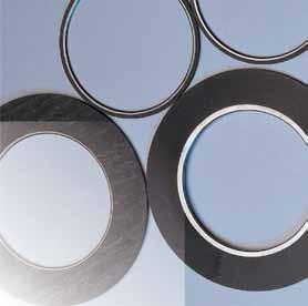 METAL EYELETED FLAT GASKETS PROPERTIES AND APPLICATION The metal eyeleted flat gaskets offer special protection against blowout for the sealing of critical or dangerous media.