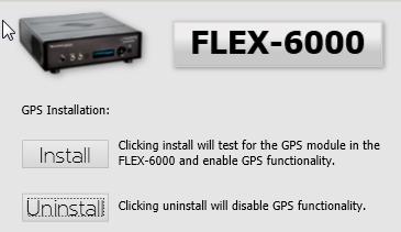 Enabling the GPSDO Module Power on the FLEX-6000 and allow it to completely boot up. Start SmartSDR for Windows, version 1.0.0 or greater.