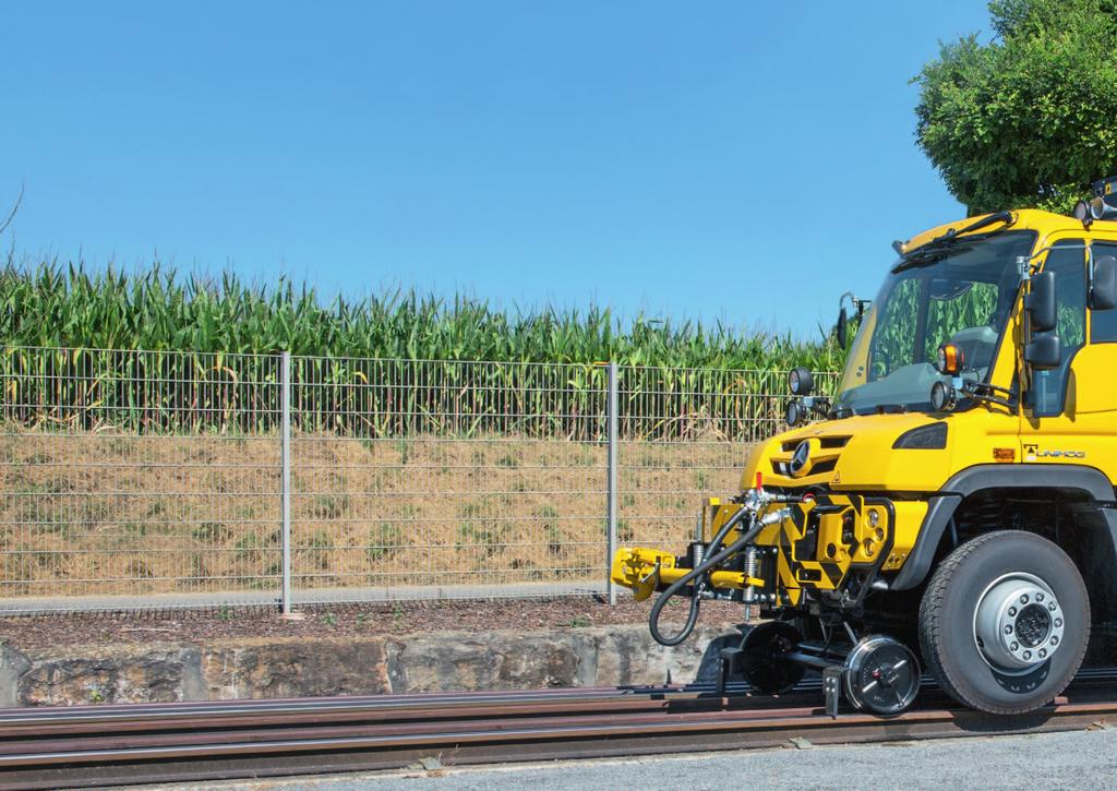 Crucial advantages. The Unimog meets the railway sector s technical requirements.