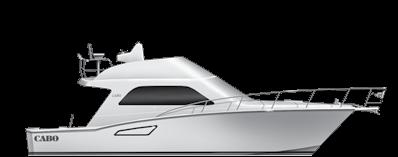Specifications Engines 40 FLYBRIDGE Length Overall with bow Pulpit... 42 10 Hull Length................... 40 2 Beam........................ 15 9 Draft......................... 3 5 Transom Deadrise.