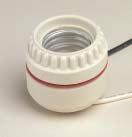 062" Porcelain Keyless Lampholders Commercial Units Medium Base Single Circuit Screw Terminals 