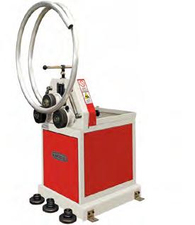 Mot. profile bending machines type APK Quality Made in EU APK 35 APK 50 Profile bending machines type APK 30-50 are motorised machines in a solid steel construction.