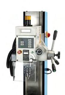 Drilling- milling machine type X3S Price Standard digital adjustment of speed and depth X3S X3S standard equipment: Head swivel +/-90.