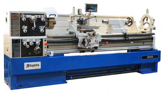 Lathe type GH-530 Price GH 530 Type GH-530 precision lathe with hardened and ground bedways and gears. With Camlock spindle nose for quick change of chucks, foot brake and halogen work lamp.