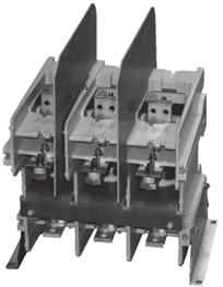 Mechanical Latch Assembly 800A Technical Data and Specifications The SL Contactor s Voltages of 2200 7200V 800A (720A enclosed) Interrupting rating of 12,500A Front and Rear View 7.