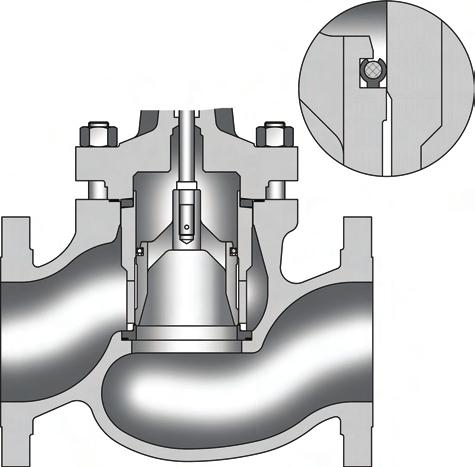 VALVE IN OPEN POSITION VALVE IN CLOSED POSITION Auxiliary Shut-off Pilot Plug: Used for applications, where tight shut-off is