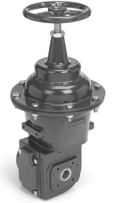 2052 Actuator Product Bulletin Figure 2. Top-Mounted Handwheel W9484 Table 3. Actuator and Shaft Size Availability SHAFT SIZE ACTUATOR SIZE mm Inches 1 2 3 12.7 1/2 X 14.3 x 15.