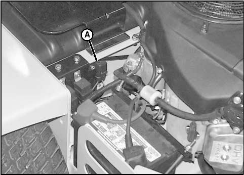 (See Parking Safely in the SAFETY section.) 2.Disconnect and remove battery. 3.Wash battery with a solution of four tablespoons of baking soda to one gallon of water.