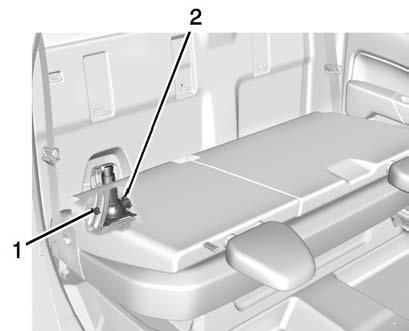 314 Vehicle Care 2. Remove the straps to remove the tool bag. 3. Fold the rear seat to access the jack. Extended Cab 4.