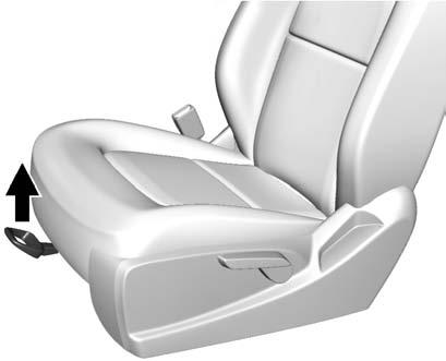 restraint must first be manually folded forward out of the way to fold the seatback down. The head restraint can be folded forward to allow for better visibility when the rear seat is unoccupied.