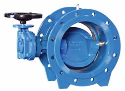 Unlike traditional concentric AWWA butterfly valves, the double offset design offers a non-rubbing resilient sealing ring that releases compression after only a few degrees of opening, resulting in