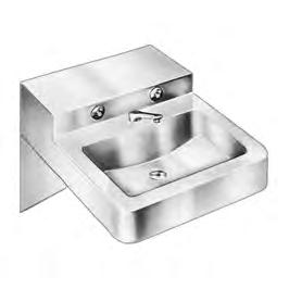 STAINLESS STEEL FIXTURES BRADLEY CORPORATION Features: Fixtures made of S/S with satin finish, all accessible seams and