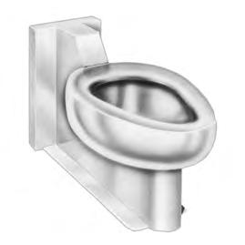 MODEL # DESCRIPTION 7335 Floor mount toilet w/ elongated bowl & integral seat. Meets ADA. Toilet is blowout jet type.