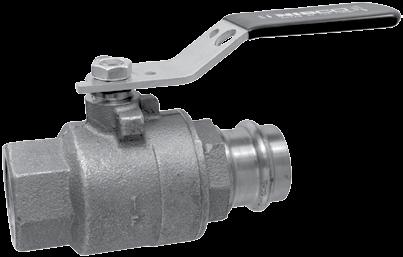 Revised 5/21/2015 NIBCO Press System Bronze Ball Valves Two-Piece Body Full Port Stainless Trim Blowout-Proof Stem Vented Ball Conforms to MSS SP-110 250 PSI/17.