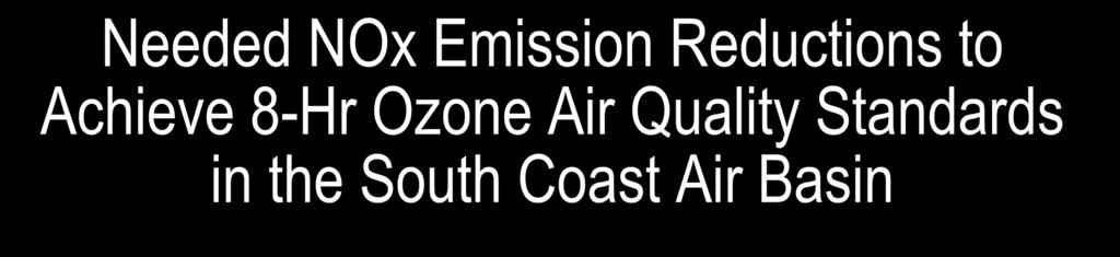 Needed NOx Emission Reductions to Achieve 8-Hr Ozone Air