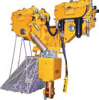50-200 t Load Capacity BHS Series Specific Features BHS200M (one 100t hoist shown) Designed to meet or exceed specifications of one or more of the following regulatory bodies - the Norwegian