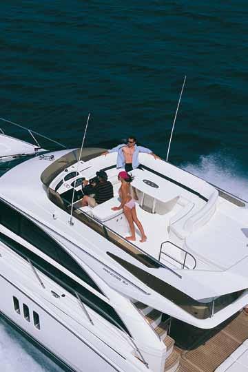 FLYBRIDGE MOTOR YACHTS Princess 54 Princess 54 Elegant and exquisitely finished, the benchmark for her class Seated on the flybridge of the Princess 54, cruising through open water in supreme