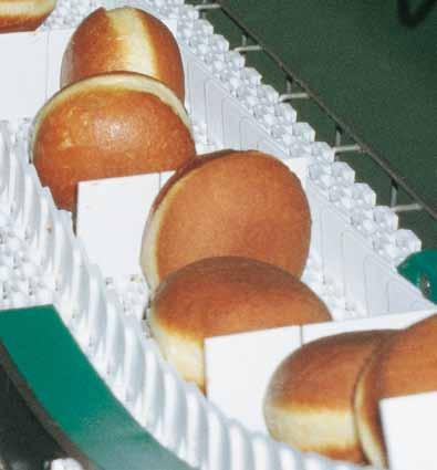 The uni Flex S belt has increased performance in the following industries/applications: Meat & poultry applications including tray pack conveyors, box/tote handling, freezers infeed/ outfeed, low