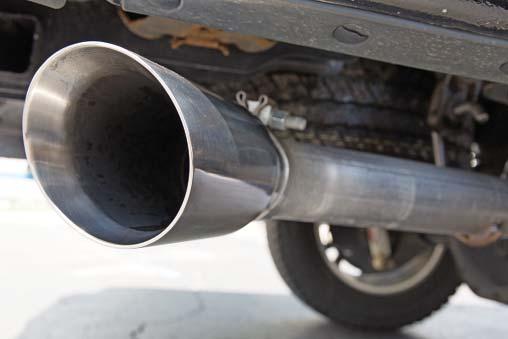 Before starting the vehicle, make sure to check all wires, hoses, brake lines, body parts, tires and any other components for safe clearance from the exhaust system.