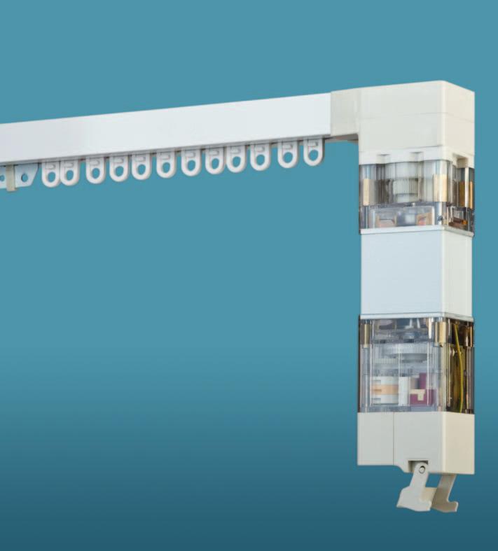 Electric Curtain Tracks System 8500W Robust curtain track with range of powerful motors. Low-cost motorisation with high weight capacity and simple controls. 240v AC motors with four power ratings.